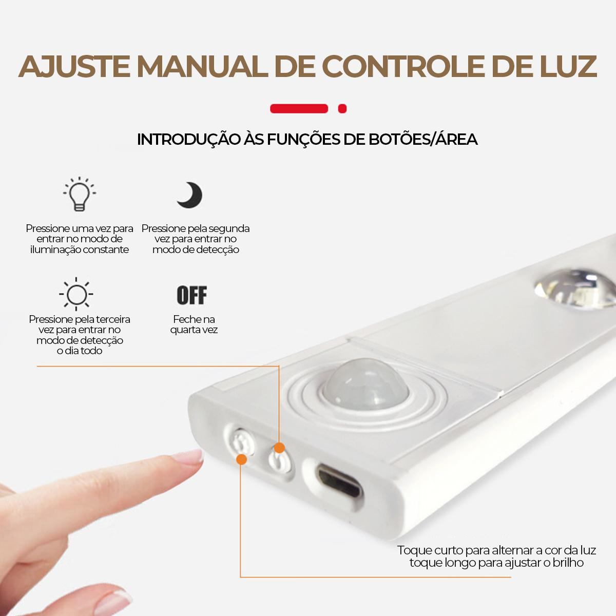 Controle manual por botão